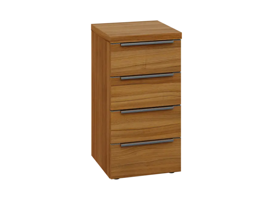 SIN 2 - 44Z kancelářská skříň, 4-zásuvková, 770x400x400, ořech světlý